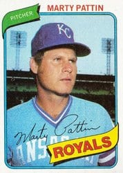 1980 Topps Base Set Marty Pattin #26 card
