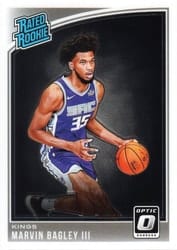 2018-19 Donruss Optic Base Set Marvin Bagley III #168 card