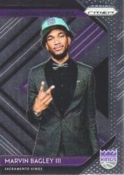 2018-19 Panini Prizm Luck of the Lottery Marvin Bagley III #2 card