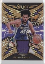 2018 Panini Select Sparks Marvin Bagley III Purple Prizm #SP-MBG card