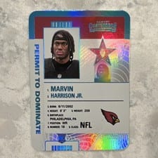 2024 Panini Contenders Permit to Dominate Marvin Harrison Jr. #5 card