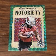 2024 Panini Mosaic Notoriety Marvin Harrison Jr. #22 card