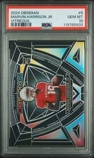2024 Panini Obsidian Vitreous Marvin Harrison Jr. #5 card