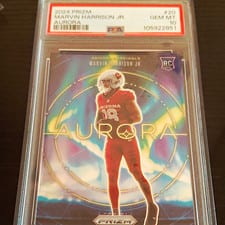 2024 Panini Prizm Aurora Marvin Harrison Jr. #20 card