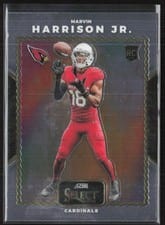 2024 Panini Select Score Select Throwback Marvin Harrison Jr. #19 card