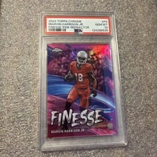 2024 Topps Chrome Finesse Marvin Harrison Jr. #F-5 card