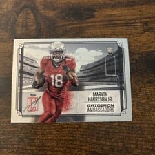 2024 Topps Signature Class Gridiron Ambassadors Marvin Harrison Jr. #GA-5 card
