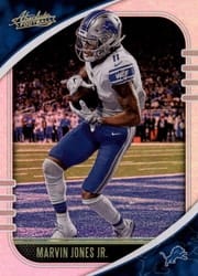 2020 Panini Absolute Base Set Marvin Jones Jr. #9 card