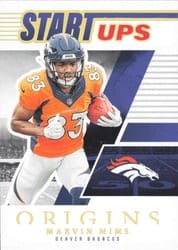 2023 Panini Origins Start-Ups Marvin Mims #8 card