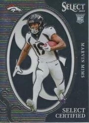 2023 Panini Select Select Certified Rookies Marvin Mims #10 card