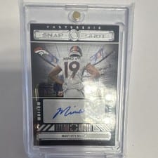 2024 Panini Photogenic Snapshots Autographs Marvin Mims #SSA-MMS card