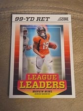 2024 Score League Leaders Marvin Mims #LL-MMS card