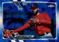 2021 Topps Chrome Sapphire Edition Base Set Marwin Gonzalez #132 card