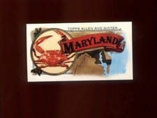 2024 Topps Allen & Ginter 50 States Mini Maryland #50S-20 card