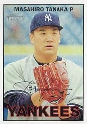 2016 Topps Heritage Base Set Masahiro Tanaka #436b card