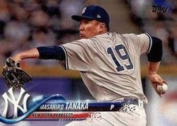 2018 Topps Base Set Masahiro Tanaka #160 card