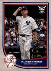 2018 Topps Big League Base Set Masahiro Tanaka #228 card