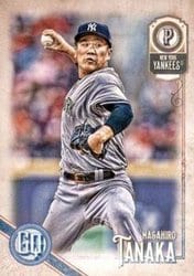 2018 Topps Gypsy Queen Base Set Masahiro Tanaka #167 card