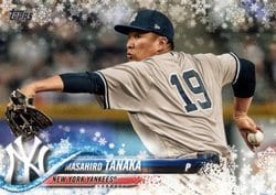 2018 Topps Holiday Base Set Masahiro Tanaka #HMW28 card