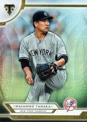 2018 Topps Triple Threads Base Set Masahiro Tanaka #22 card