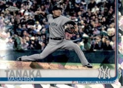 2019 Topps Chrome Sapphire Edition Base Set Masahiro Tanaka #396 card