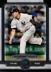 2019 Topps Museum Collection Base Set Masahiro Tanaka #58 card