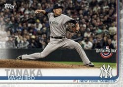 2019 Topps Opening Day Base Set Masahiro Tanaka #193 card