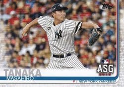 2019 Topps Update Base Set Masahiro Tanaka #US9 card