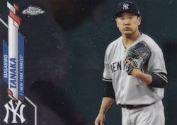 2020 Topps Chrome Base Set Masahiro Tanaka #166 card