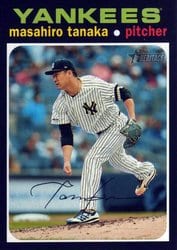 2020 Topps Heritage Base Set Masahiro Tanaka #303 card