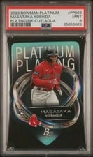 2023 Bowman Platinum Plating Die-Cut Autographs Masataka Yoshida #PPD-13 card