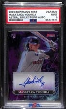2023 Bowman's Best Astral Projections Autographs Masataka Yoshida #APA-MY card