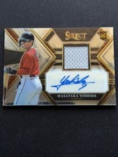 2023 Panini Select Rookie Jersey Autographs Masataka Yoshida #PJA-PC card