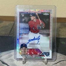 2023 Topps Chrome Logofractor Edition Autographs Masataka Yoshida #RCA-MY card
