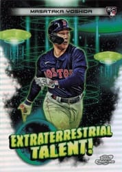 2023 Topps Cosmic Chrome Extraterrestrial Talent Masataka Yoshida #ET-14 card