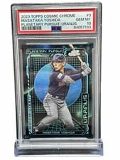 2023 Topps Cosmic Chrome Planetary Pursuit Uranus Masataka Yoshida #PPU-3 card