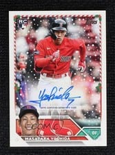 2023 Topps Holiday Autographs Masataka Yoshida #HAC-MY card