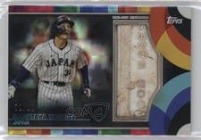 2023 Topps World Baseball Classic Base Relics Masataka Yoshida #BRC-MY card