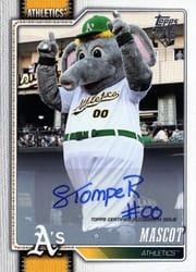 2026 Topps Mascots Autographs Mascot #M-16 card