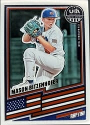 2026 Panini Stars & Stripes Prizm Base Set Mason Bitzenhofer #114 card