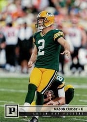 2018 Panini Base Set Mason Crosby #115 card