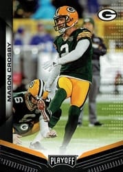 2019 Panini Playoff Base Set Mason Crosby #130 card