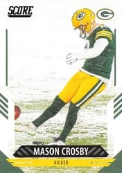 2021 Score Base Set Mason Crosby #144 card