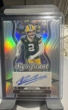 2024 Panini Prizm Significant Signatures Mason Crosby #SS-MCY card