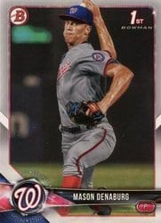 2018 Bowman Draft Base Set Mason Denaburg #BD-164 card
