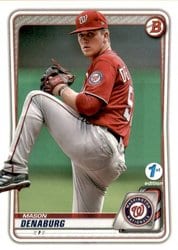 2020 Bowman 1st Edition Base Set Mason Denaburg #BFE-24 card