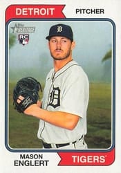 2023 Topps Heritage Base Set Mason Englert #671 card
