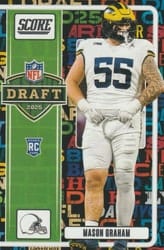 2025 Score NFL Draft Mason Graham #19 card