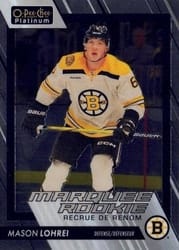 2023-24 O-Pee-Chee Platinum Base Set Mason Lohrei #224 card