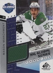 2025-26 SP Game Used 2024 Global Series Stars vs. Panthers Fabrics Mason Marchment #GSF2-11 card